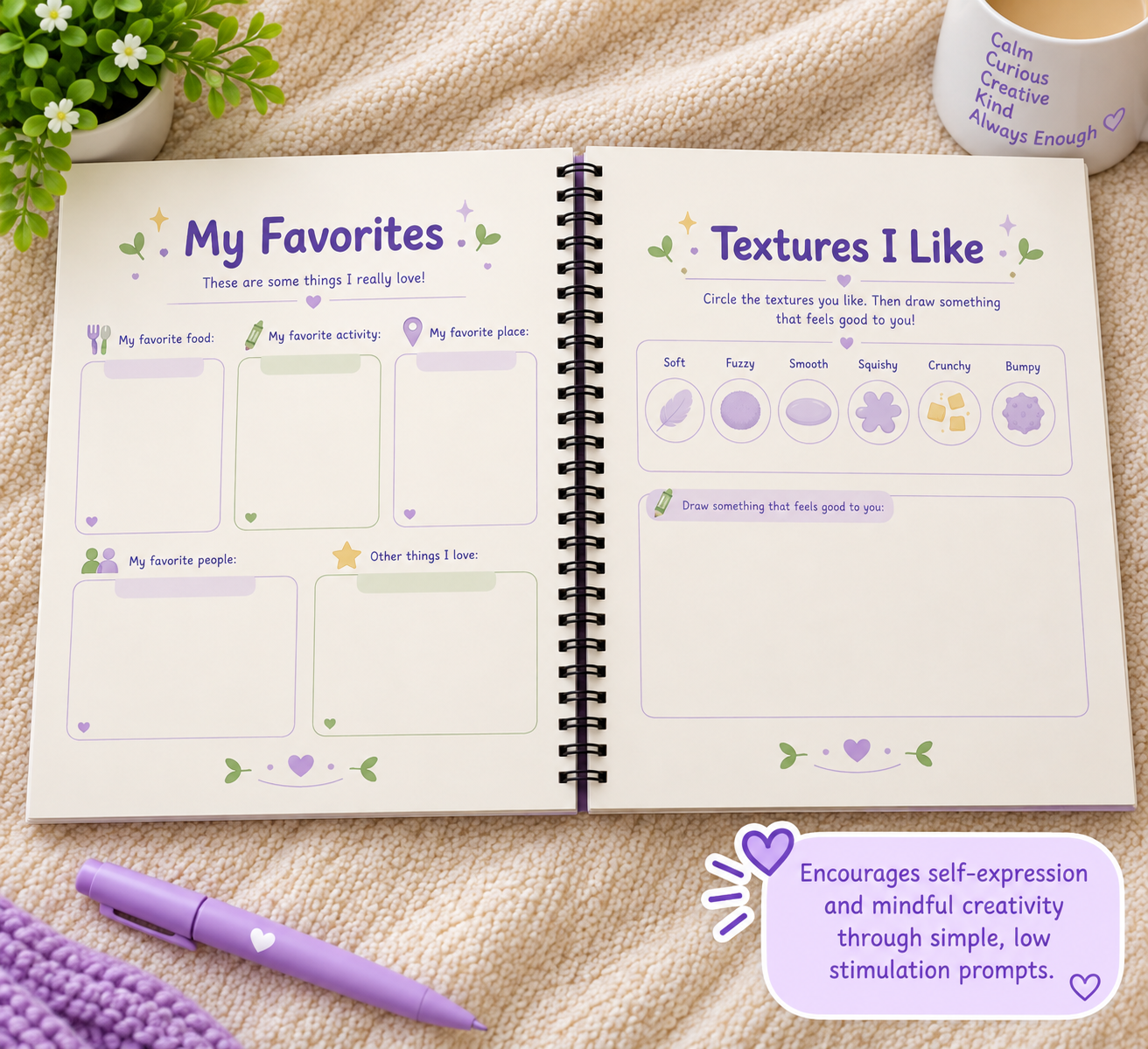 30-Day Guided Visual Routine & Feelings Journal