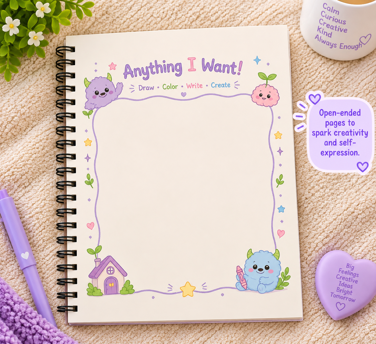 30-Day Guided Visual Routine & Feelings Journal