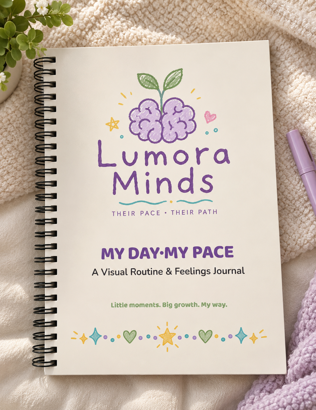 30-Day Guided Visual Routine & Feelings Journal